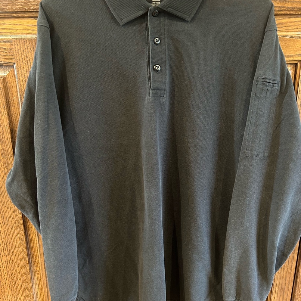 5.11 Tactical Black Long Sleeve Polo